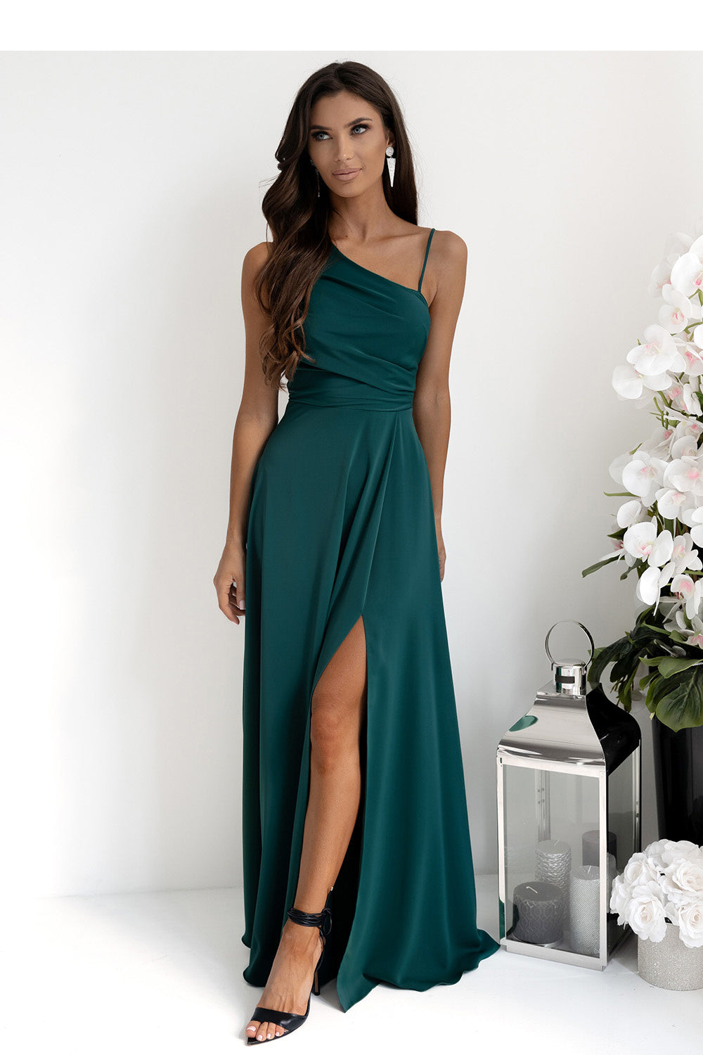 Robe femme With You Longue Longue — vert