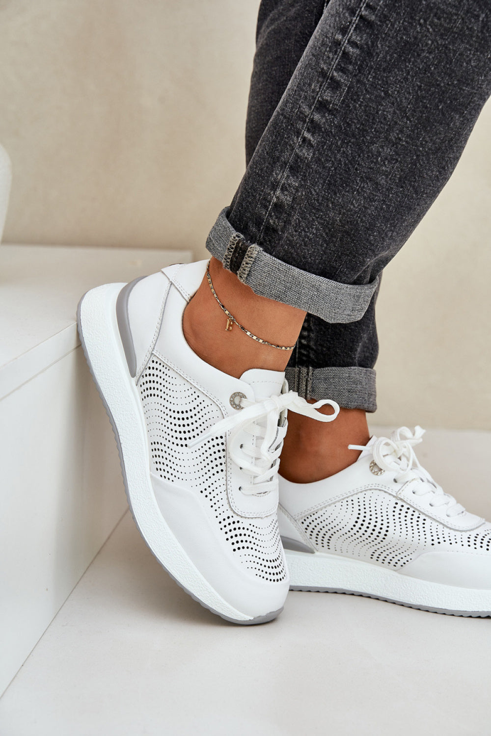 Baskets femme Step in style À Plateforme À — blanc
