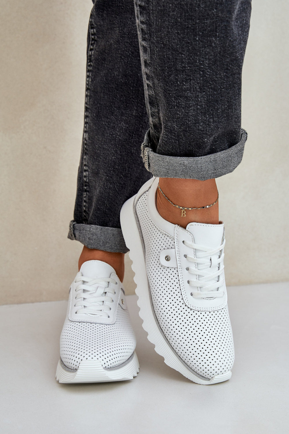 Baskets femme Step in style À Plateforme À — blanc