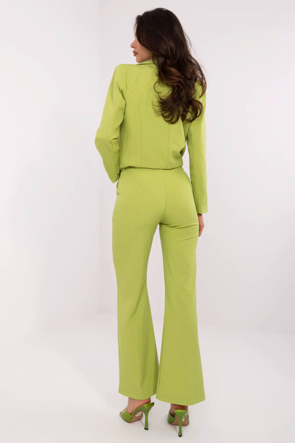 Chaussures à talons femme Italy Moda Pantalon Pantalon — vert