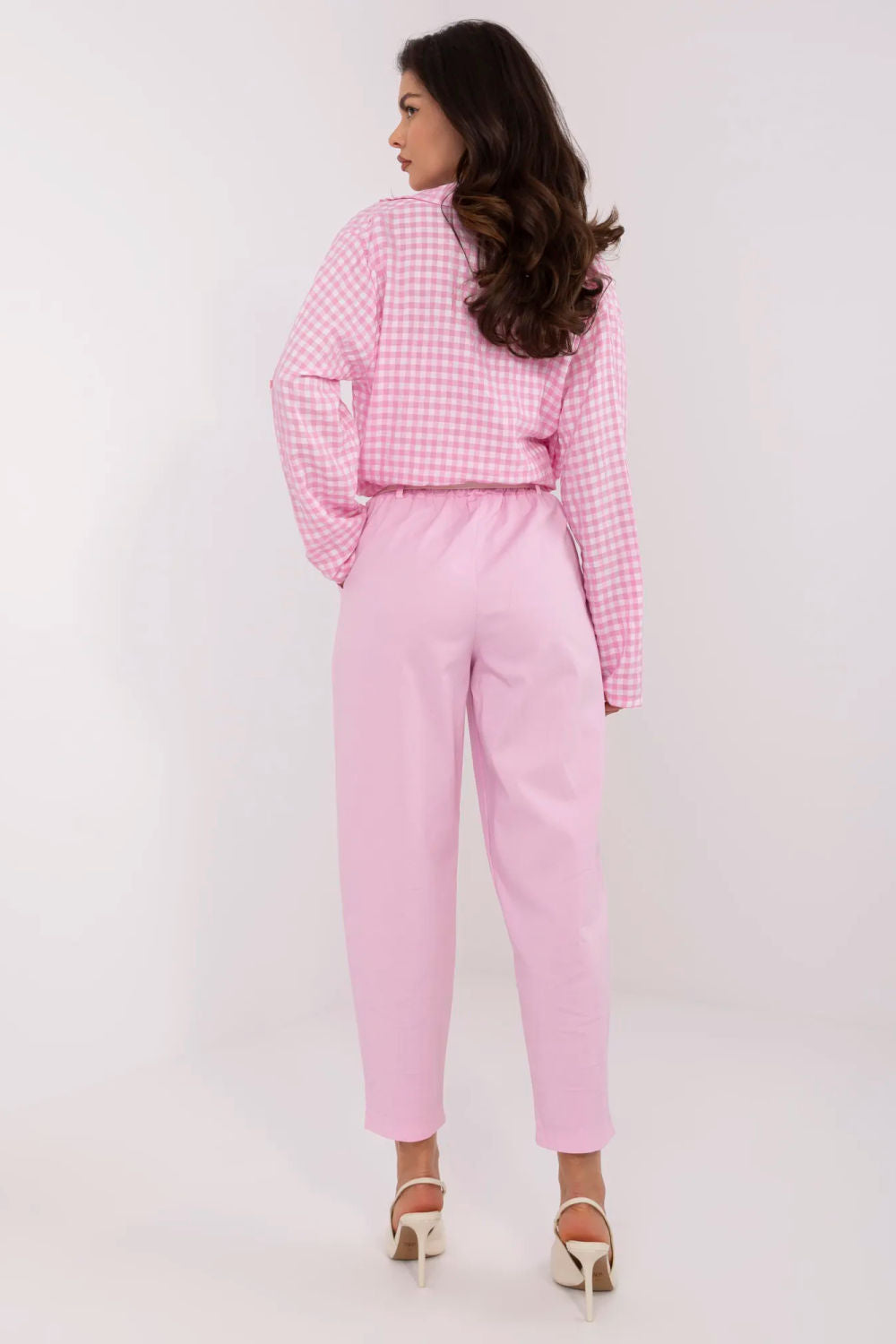 Chaussures à talons femme Italy Moda Pantalon Pantalon — rosé