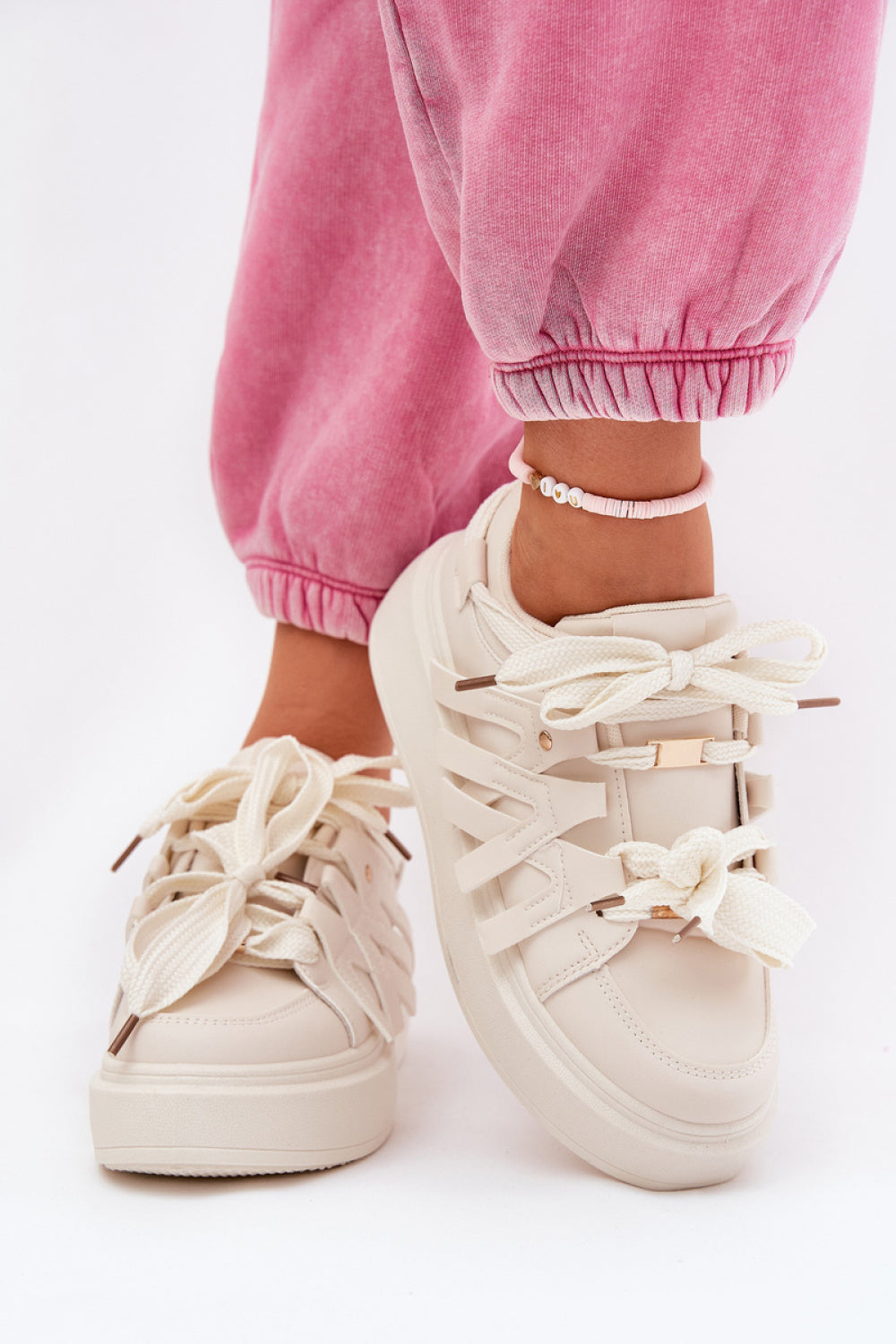 Baskets femme Step in style À Plateforme À — beige