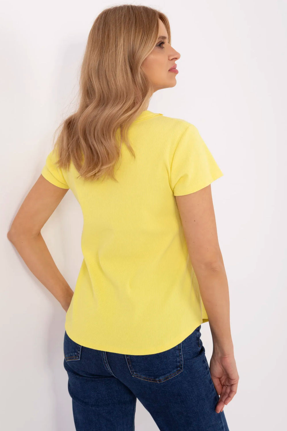 Blouse femme Italy Moda Chemisier Chemisier — jaune