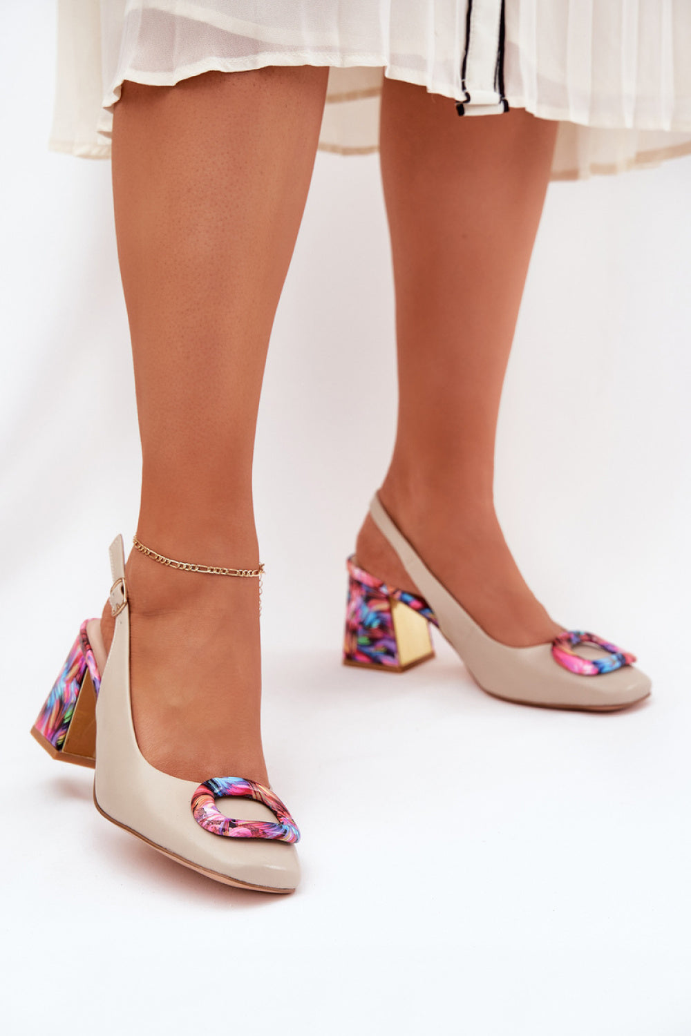 Sandales femme Step in style À Talons À — beige