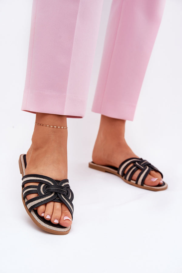 Sandales femme Step in style Clacquettes Clacquettes — noir