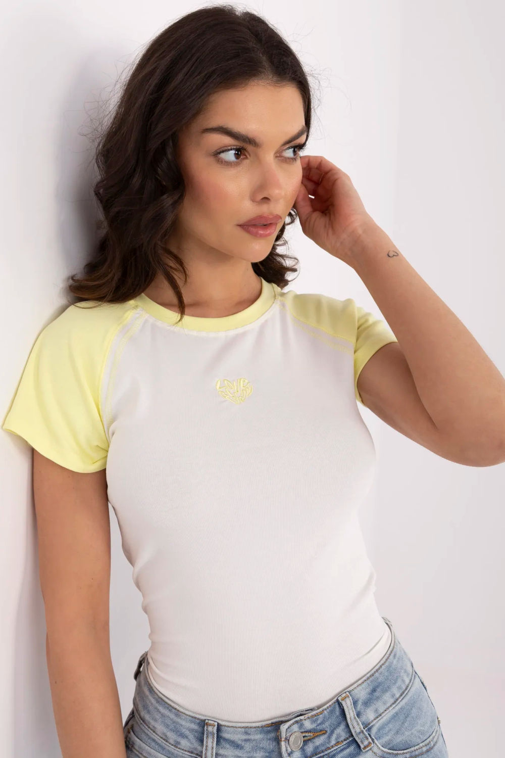 Blouse femme NM T Shirt T — jaune