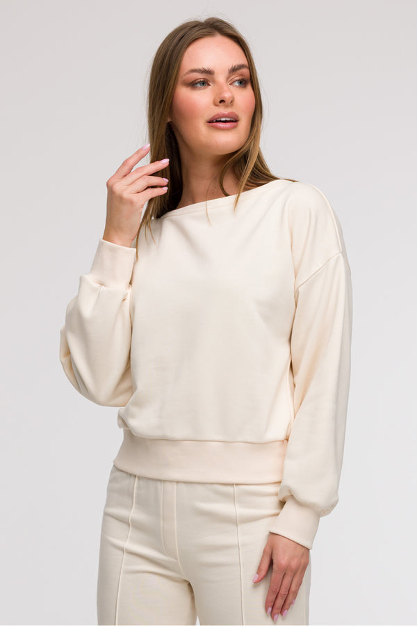 T-shirt femme BeWear Sweatshirt Sweatshirt — beige