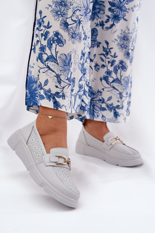 Moccasins femme Step in style — blanc