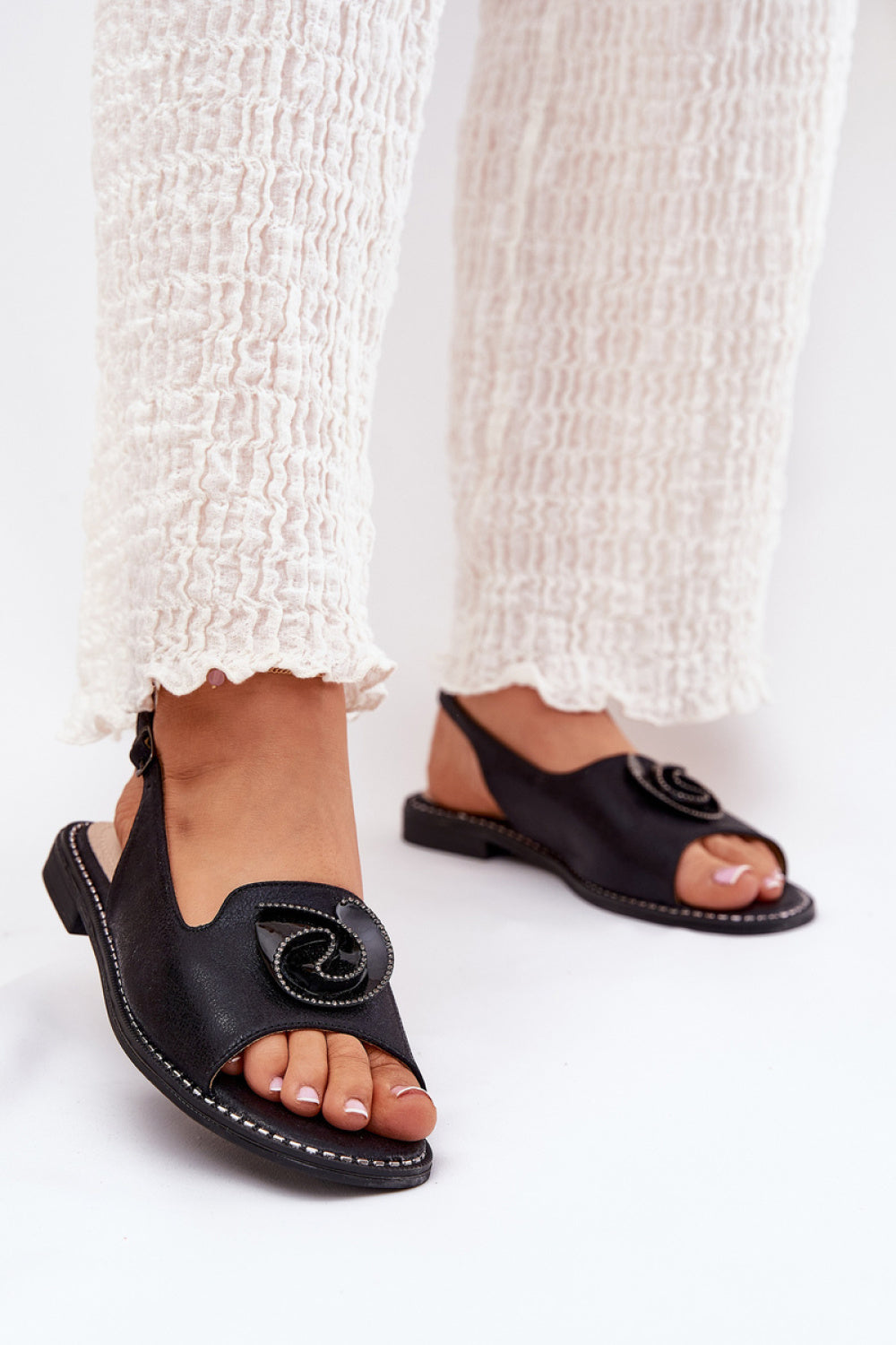 Sandales femme Step in style — noir