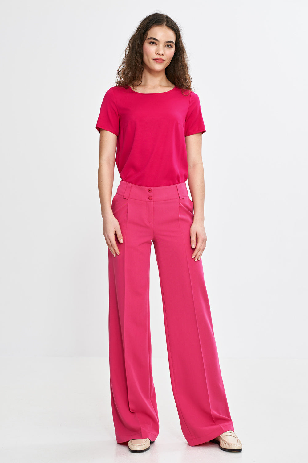 Chaussures à talons femme Nife Pantalon Long Pantalon — rosé