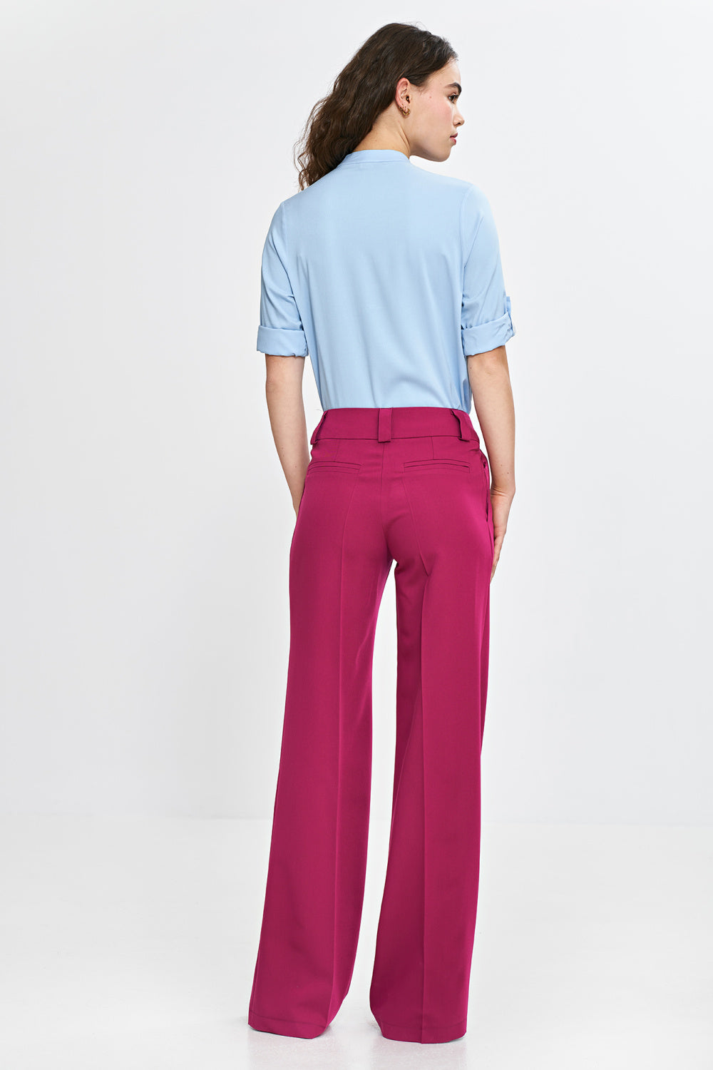 Chaussures à talons femme Nife Pantalon Long Pantalon — violet
