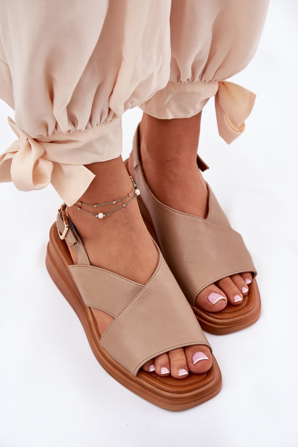 Sandales femme Step in style Cothurnes Cothurnes — beige