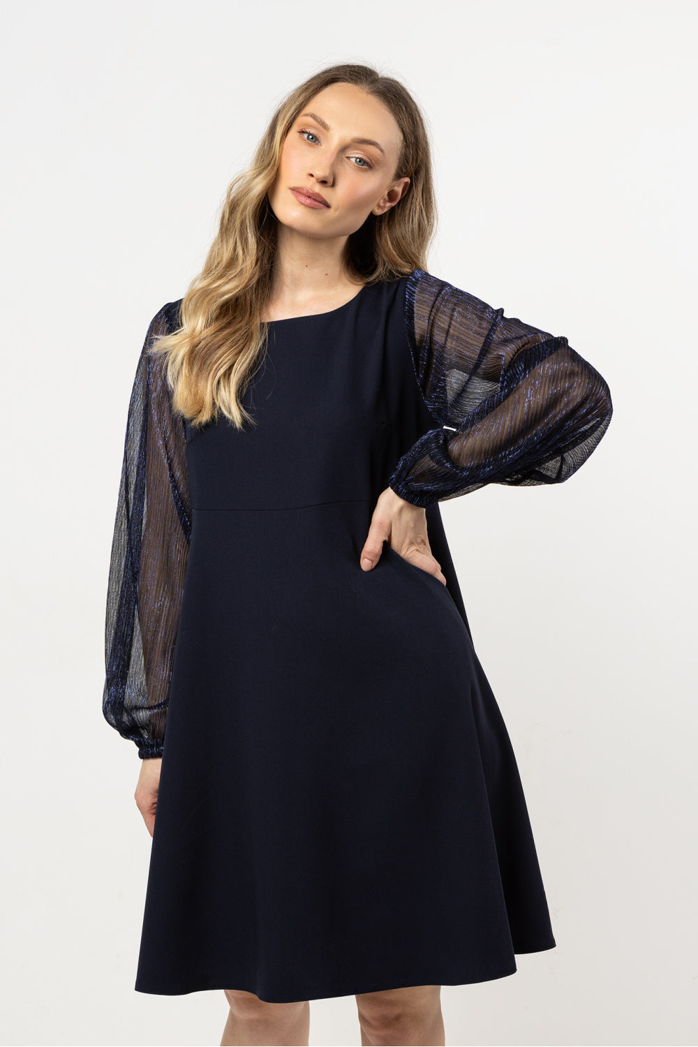 Robe femme awama De Soirée De — bleu marine