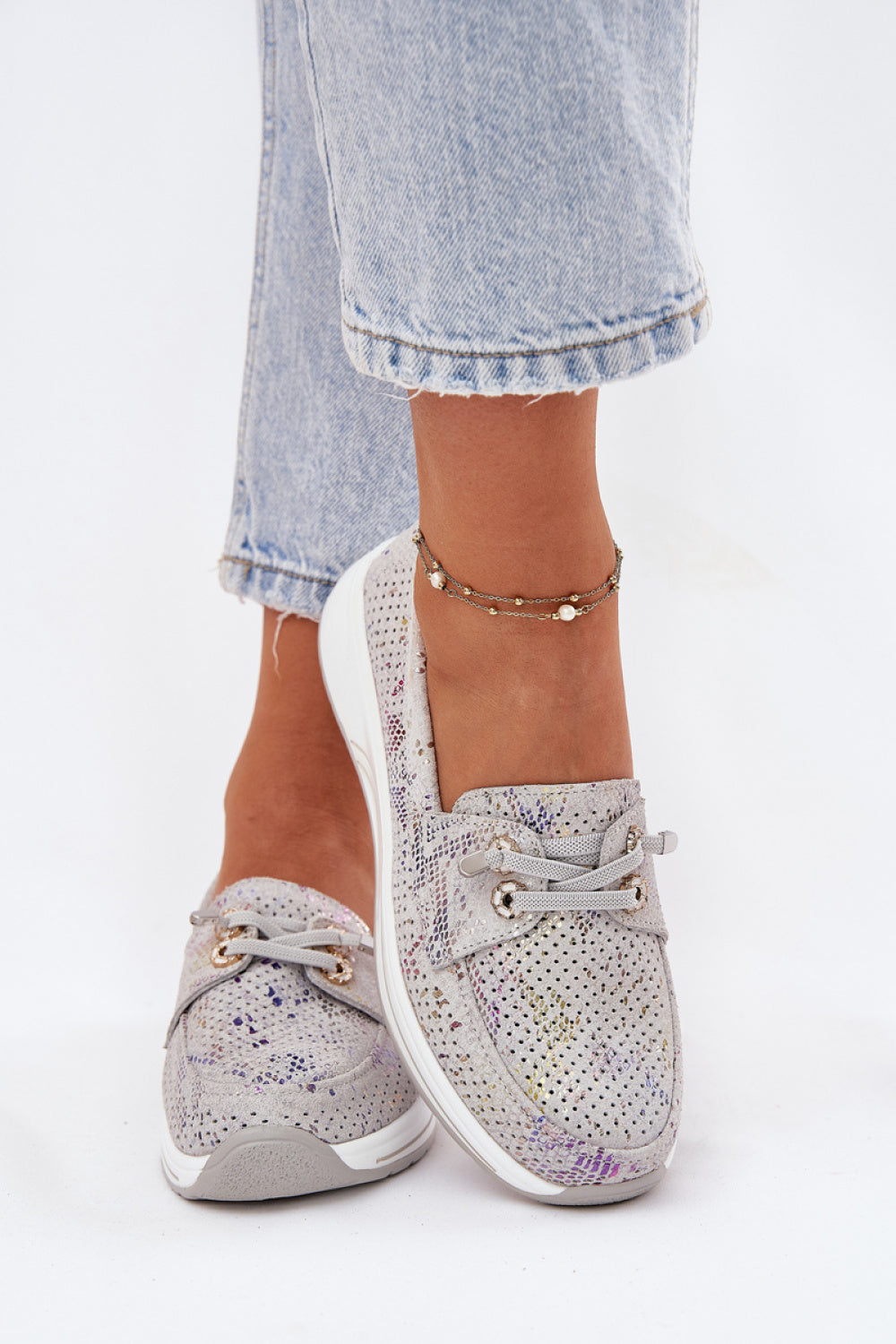 Bottes femme Step in style Chaussures Basses Chaussures — gris
