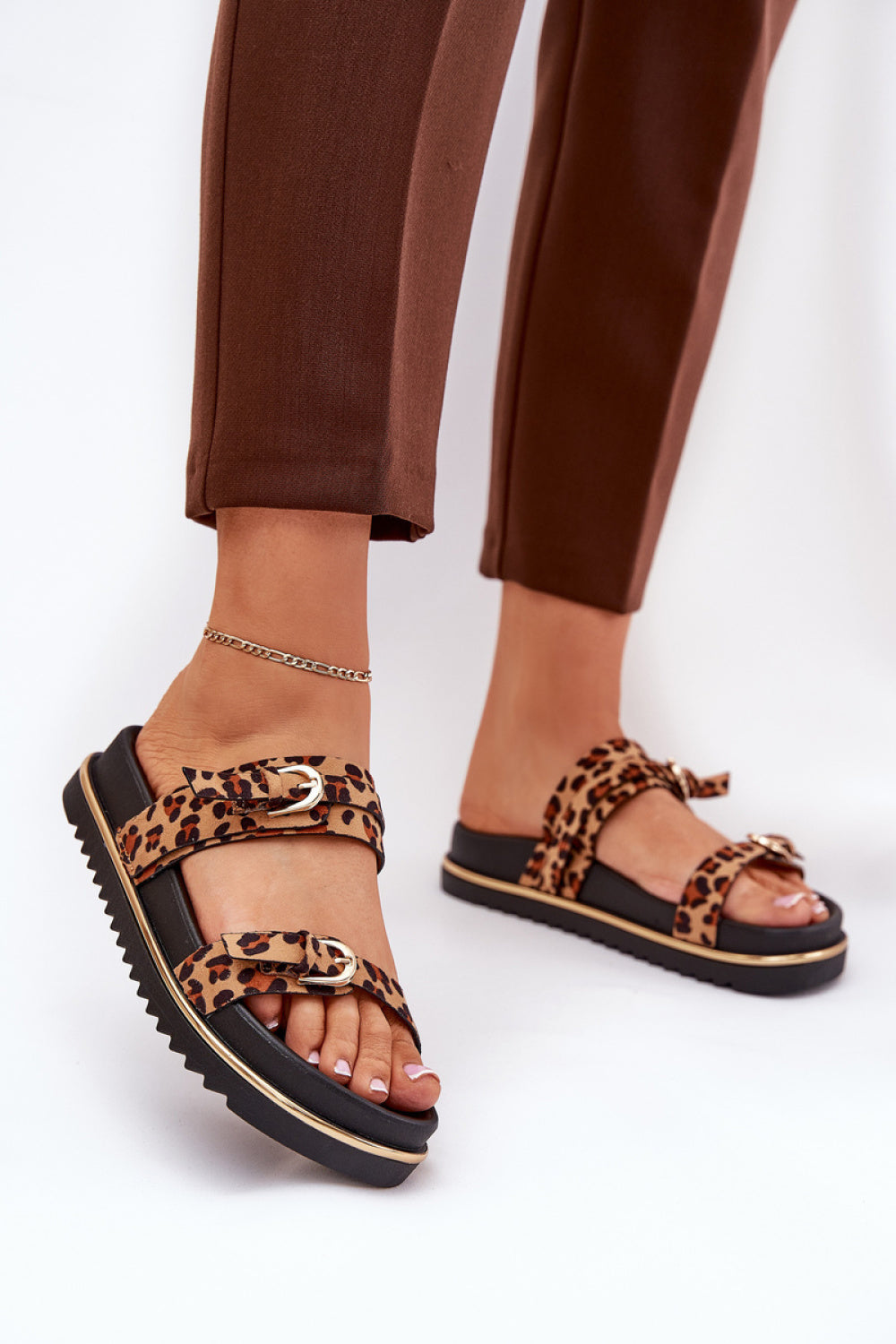 Sandales femme Step in style À Plateforme À — brun