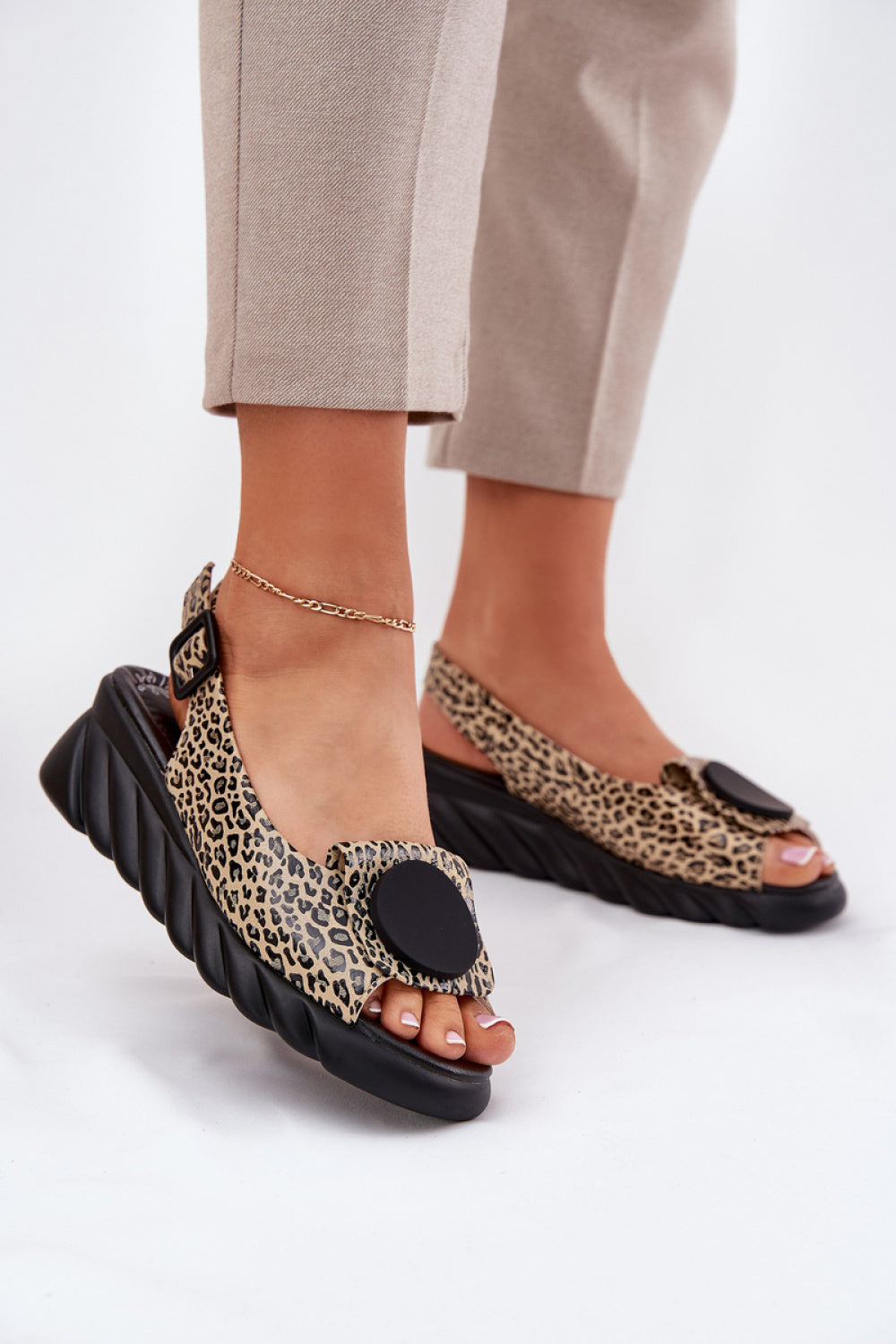 Sandales femme Step in style Cothurnes Cothurnes — beige