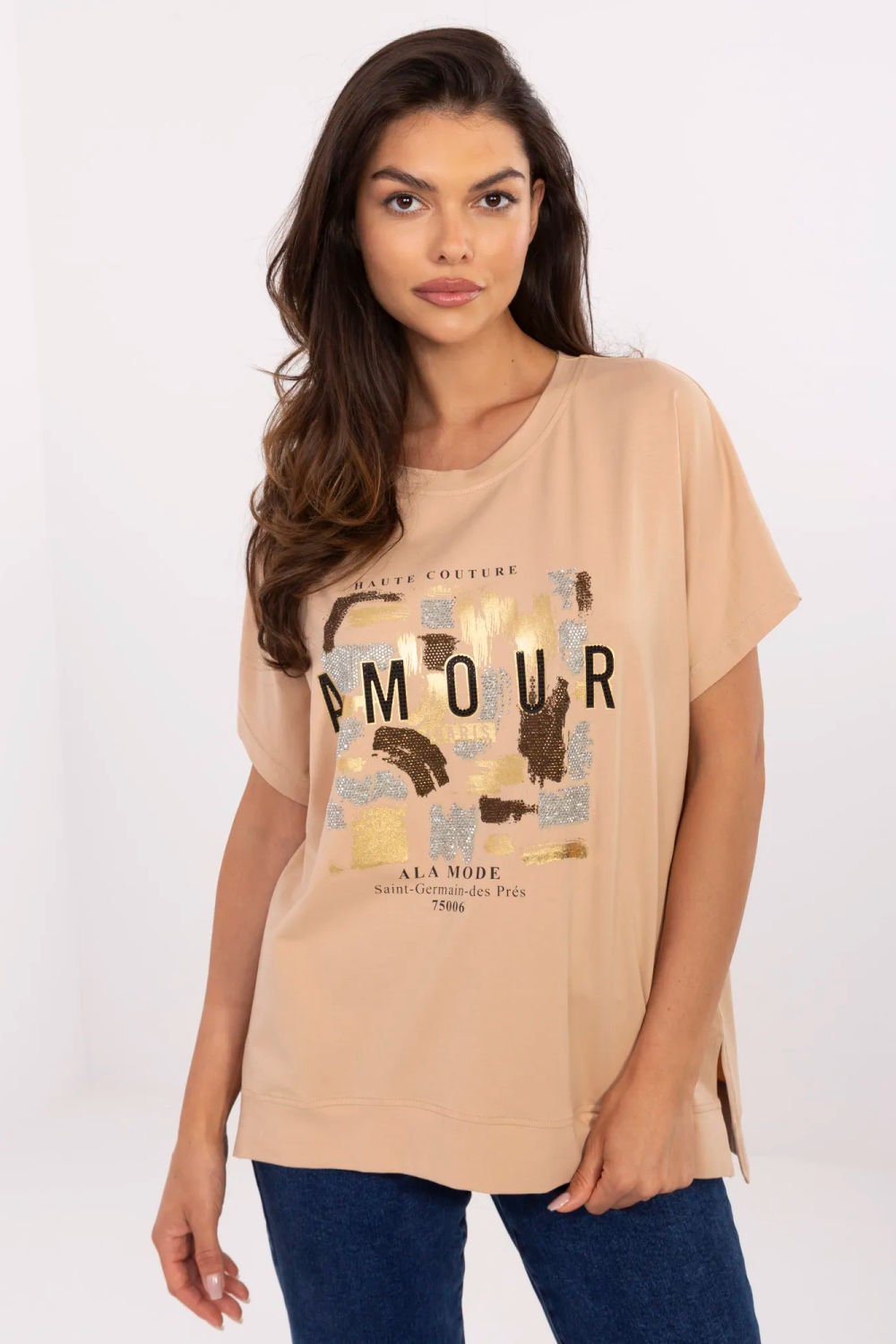 Blouse femme Factory Price Chemisier Chemisier — brun