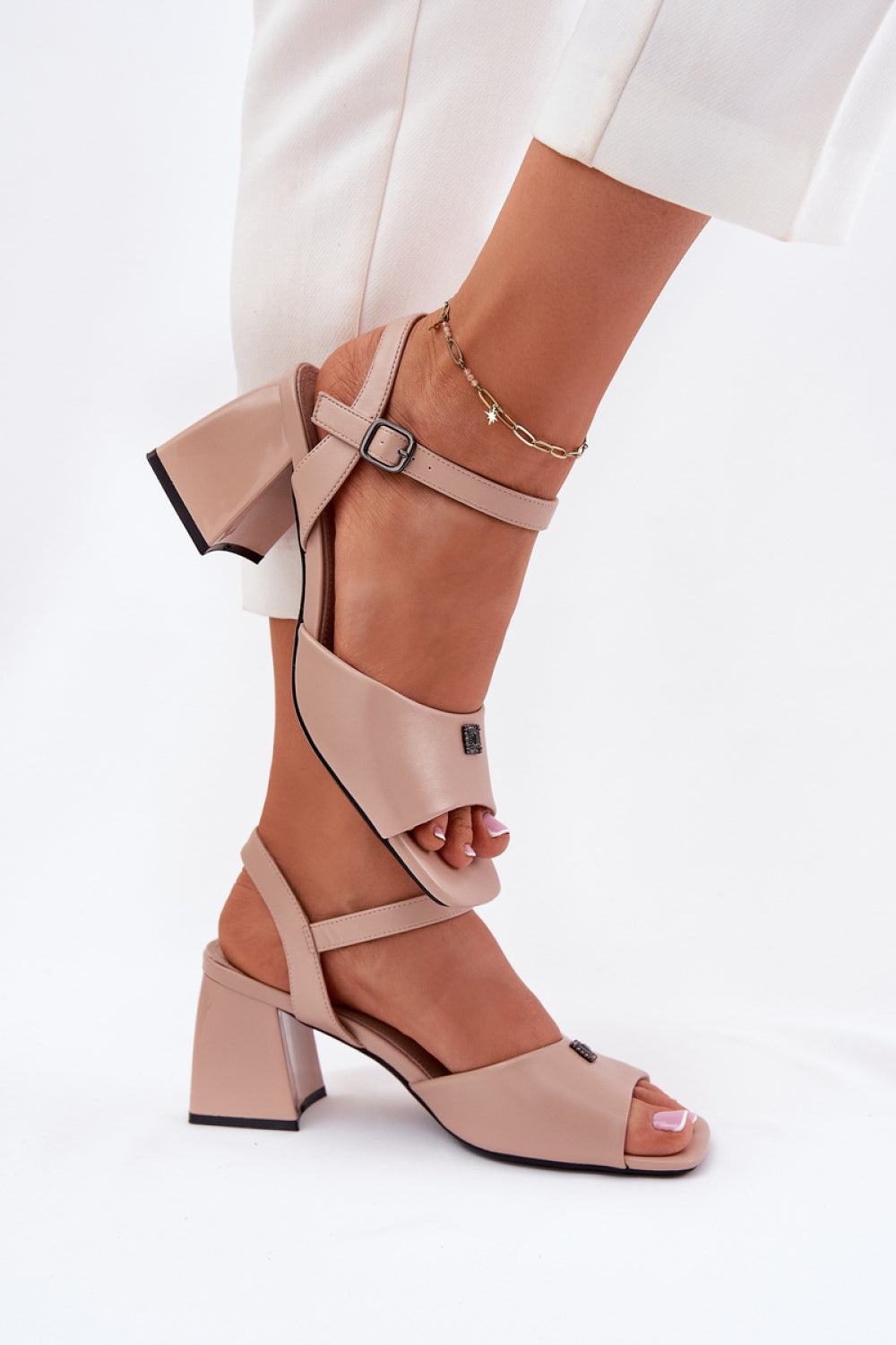 Sandales femme Step in style À Talons À — beige
