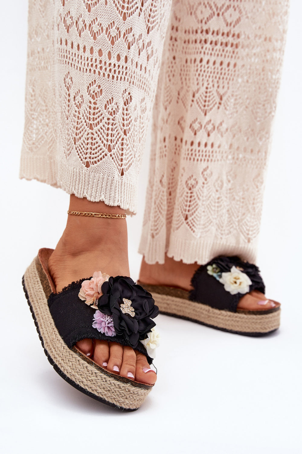 Sandales femme Step in style Clacquettes Clacquettes — noir