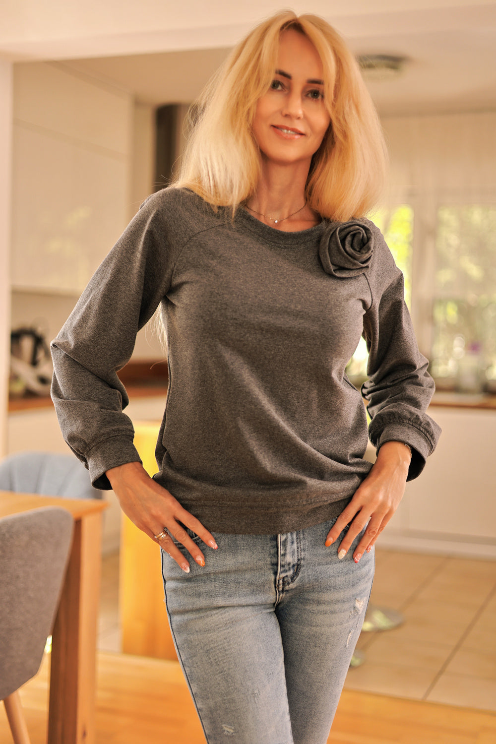 T-shirt femme Mirale Sweatshirt Sweatshirt — gris