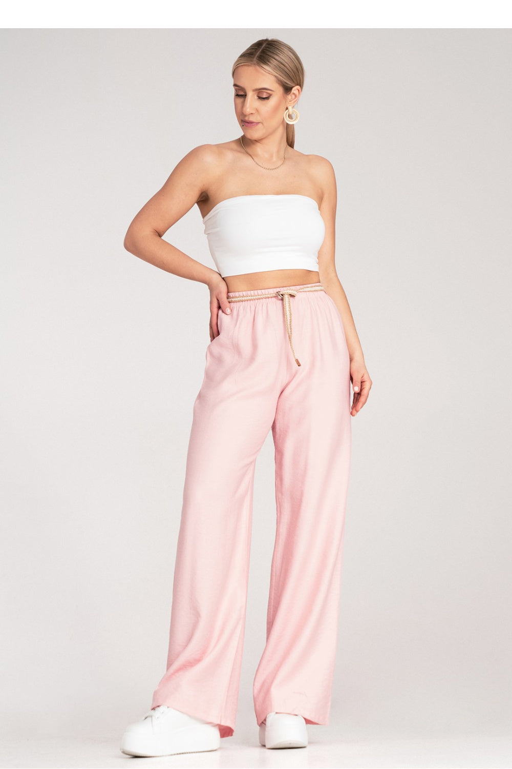 Chaussures à talons femme Figl Pantalon Pantalon — rosé