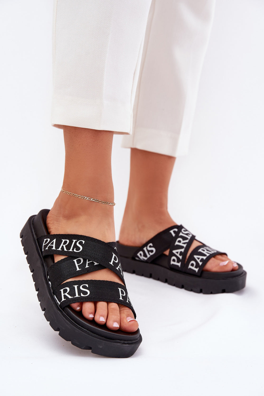 Sandales femme Step in style À Plateforme À — noir