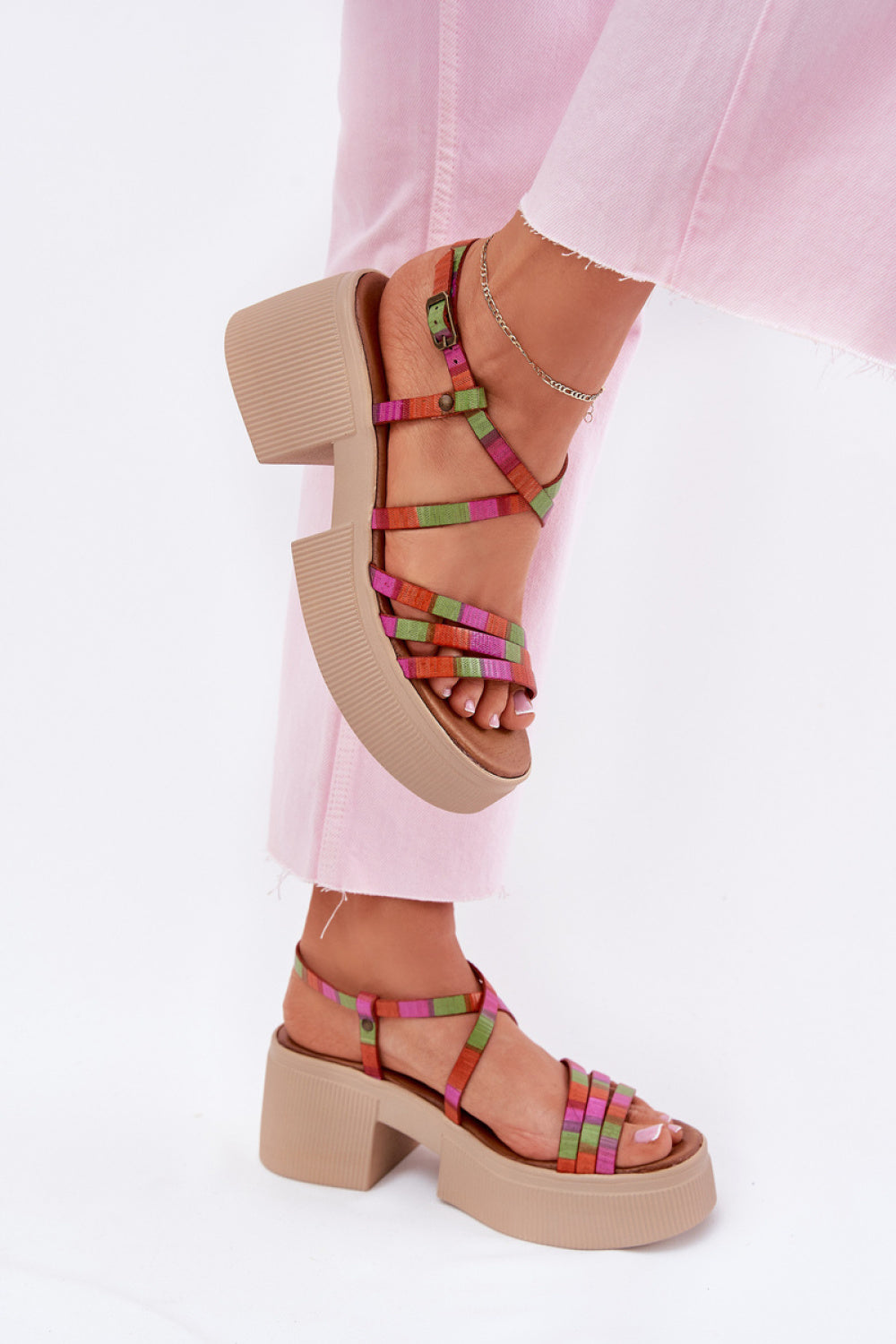 Sandales femme Step in style À Talons À — multicouleur