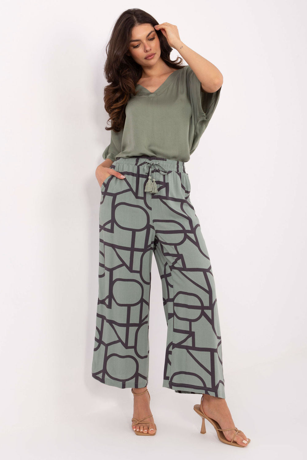Chaussures à talons femme Sublevel Pantalon Pantalon — vert