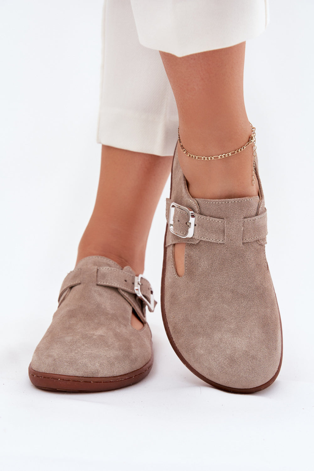 Bottes femme Step in style Pieds Nus Pieds — beige