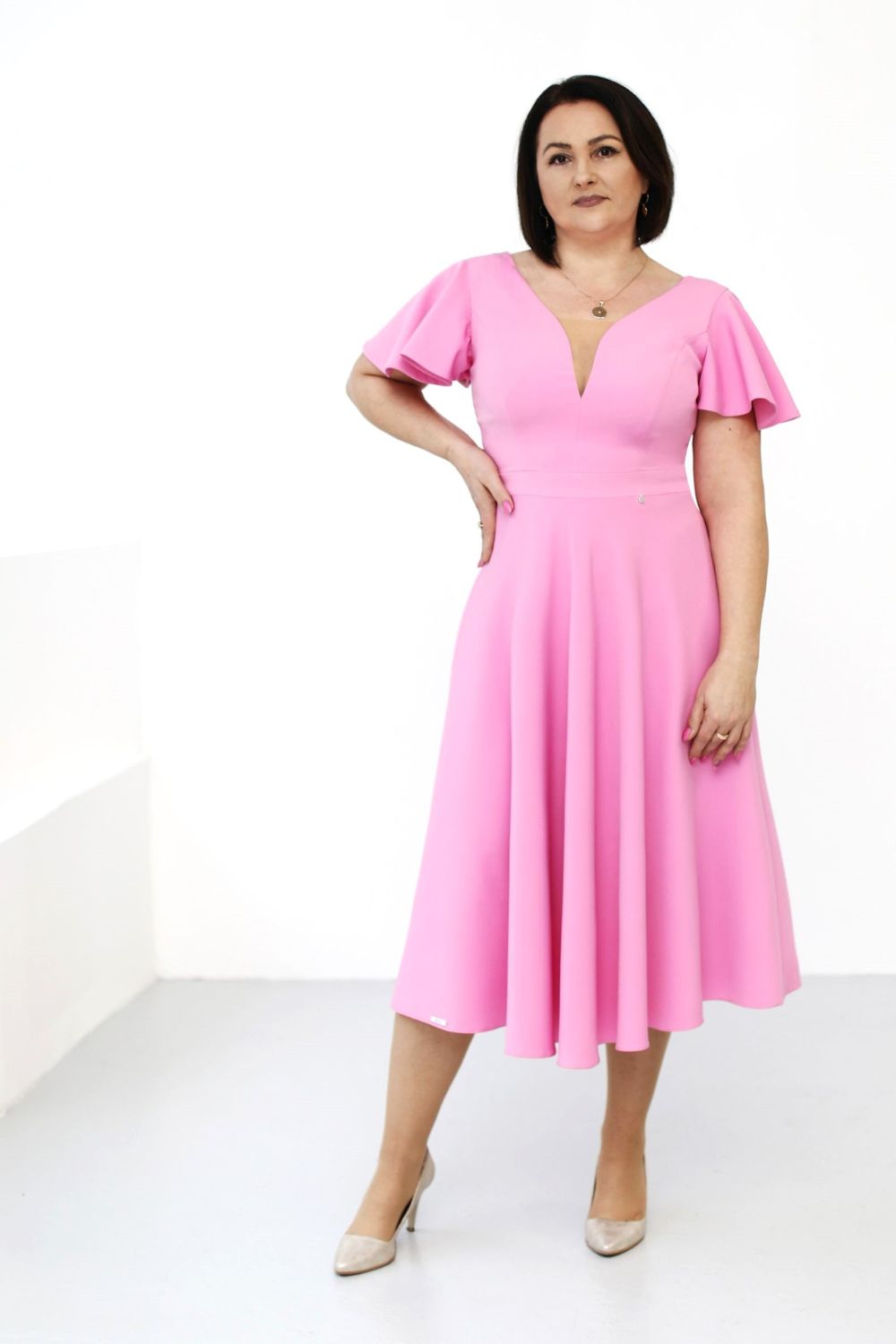 Robe femme Jersa De Cocktail De — rosé