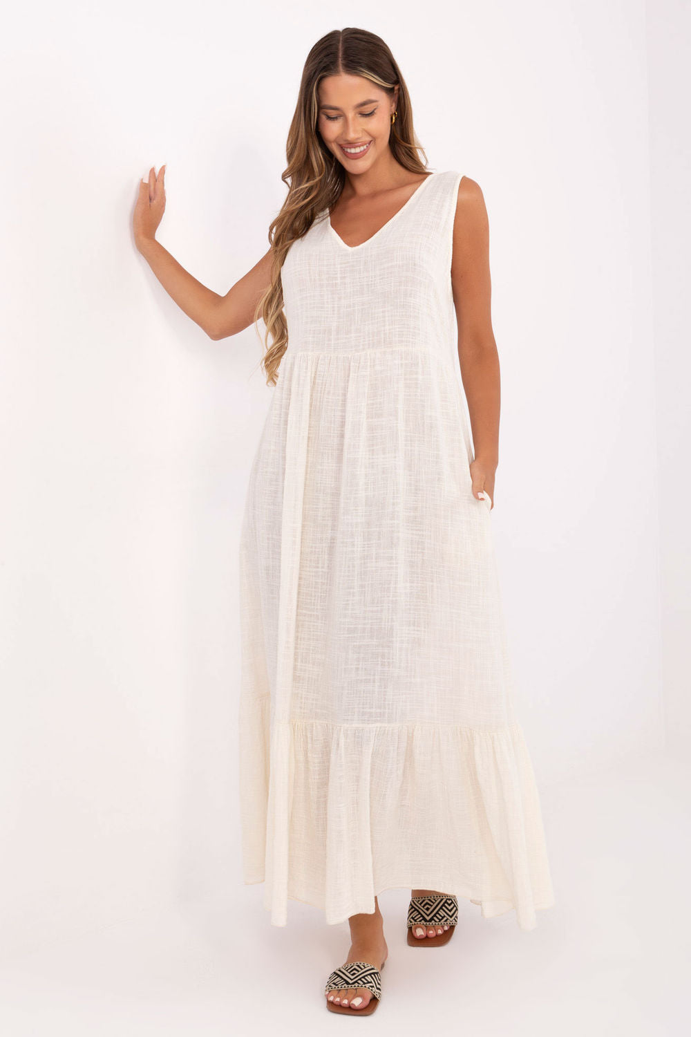 Robe femme Och Bella De Jour De — beige