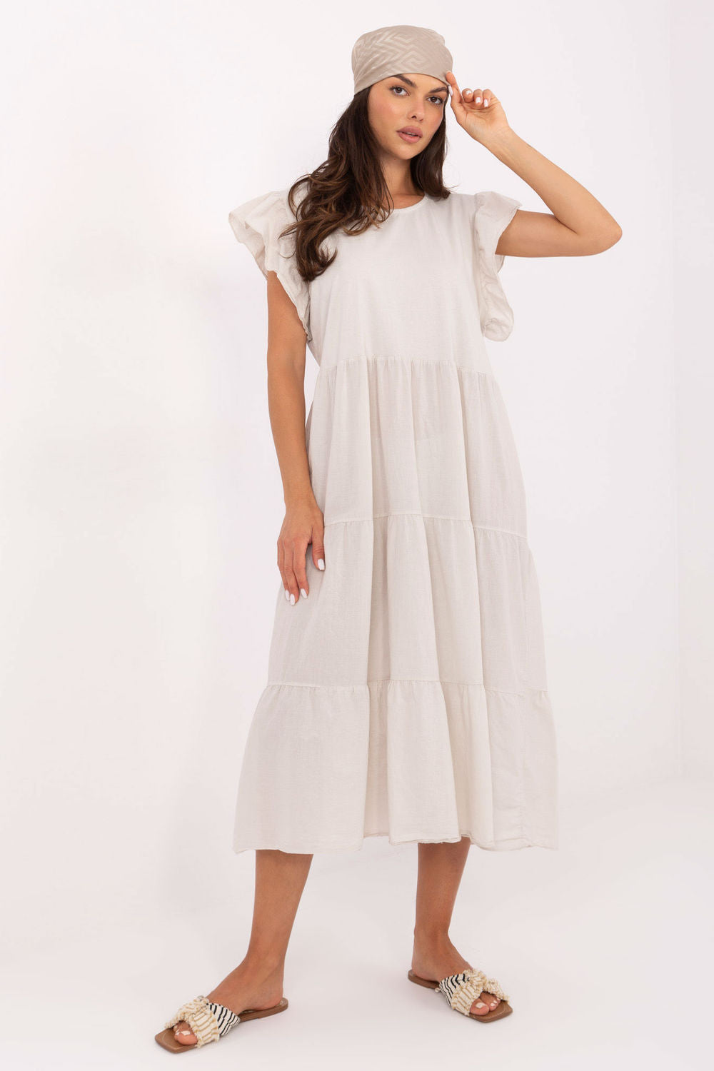 Robe femme Och Bella De Jour De — beige