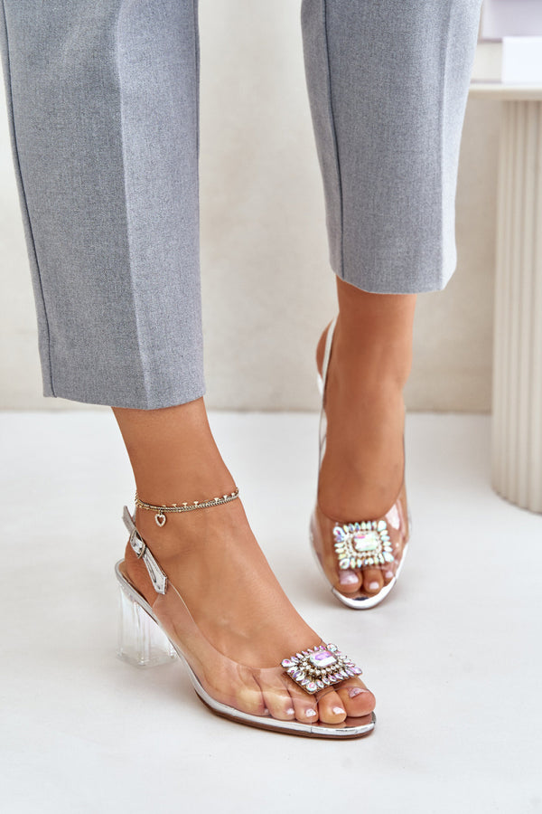 Sandales femme Step in style À Talons À — gris