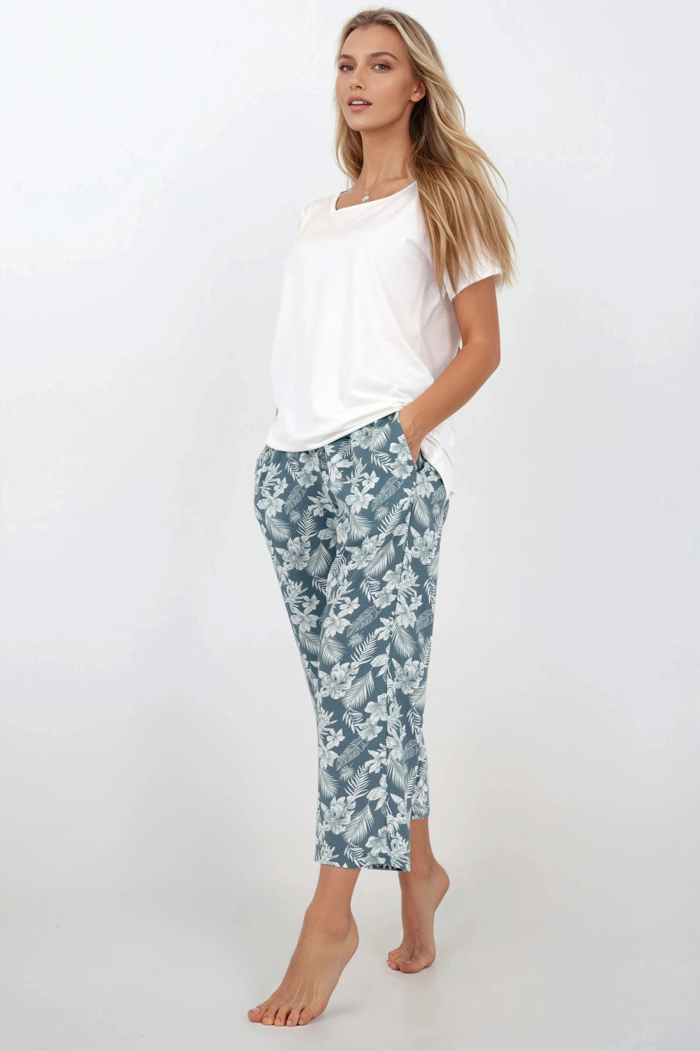 Pyjama femme Momenti Per Me — vert