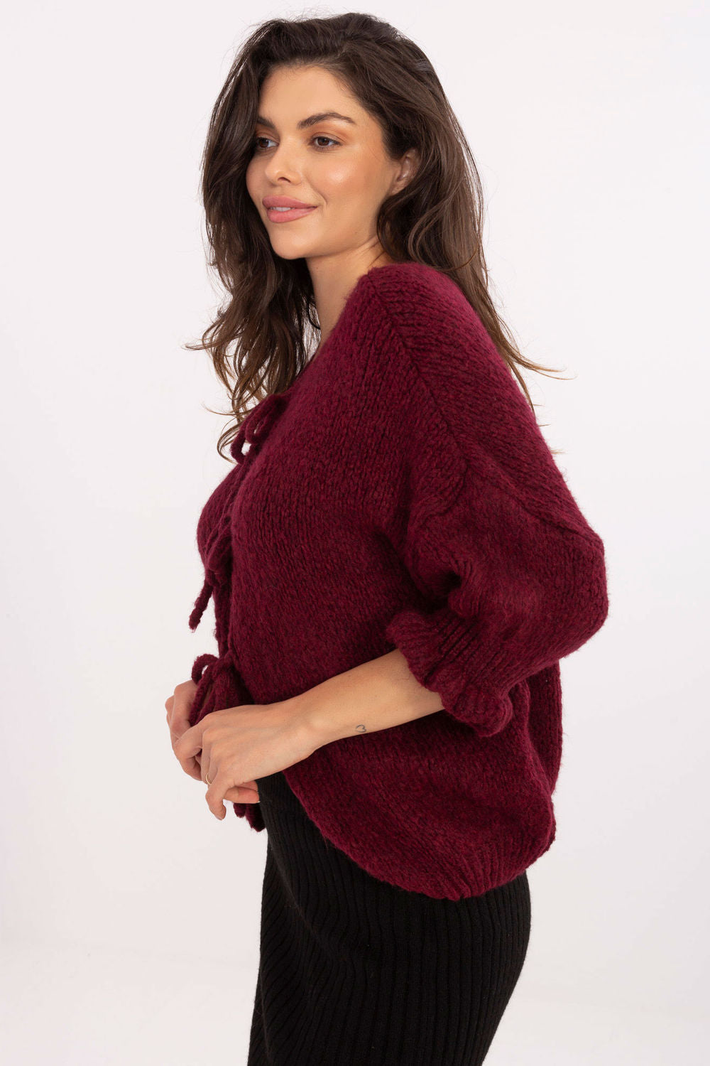 Cardigan femme Italy Moda — rouge