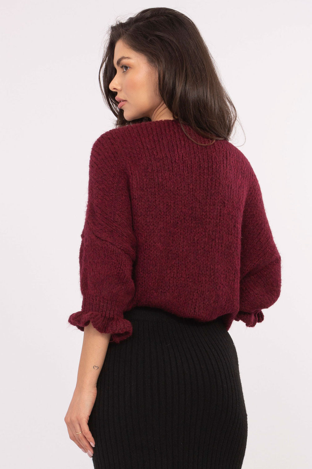 Cardigan femme Italy Moda — rouge