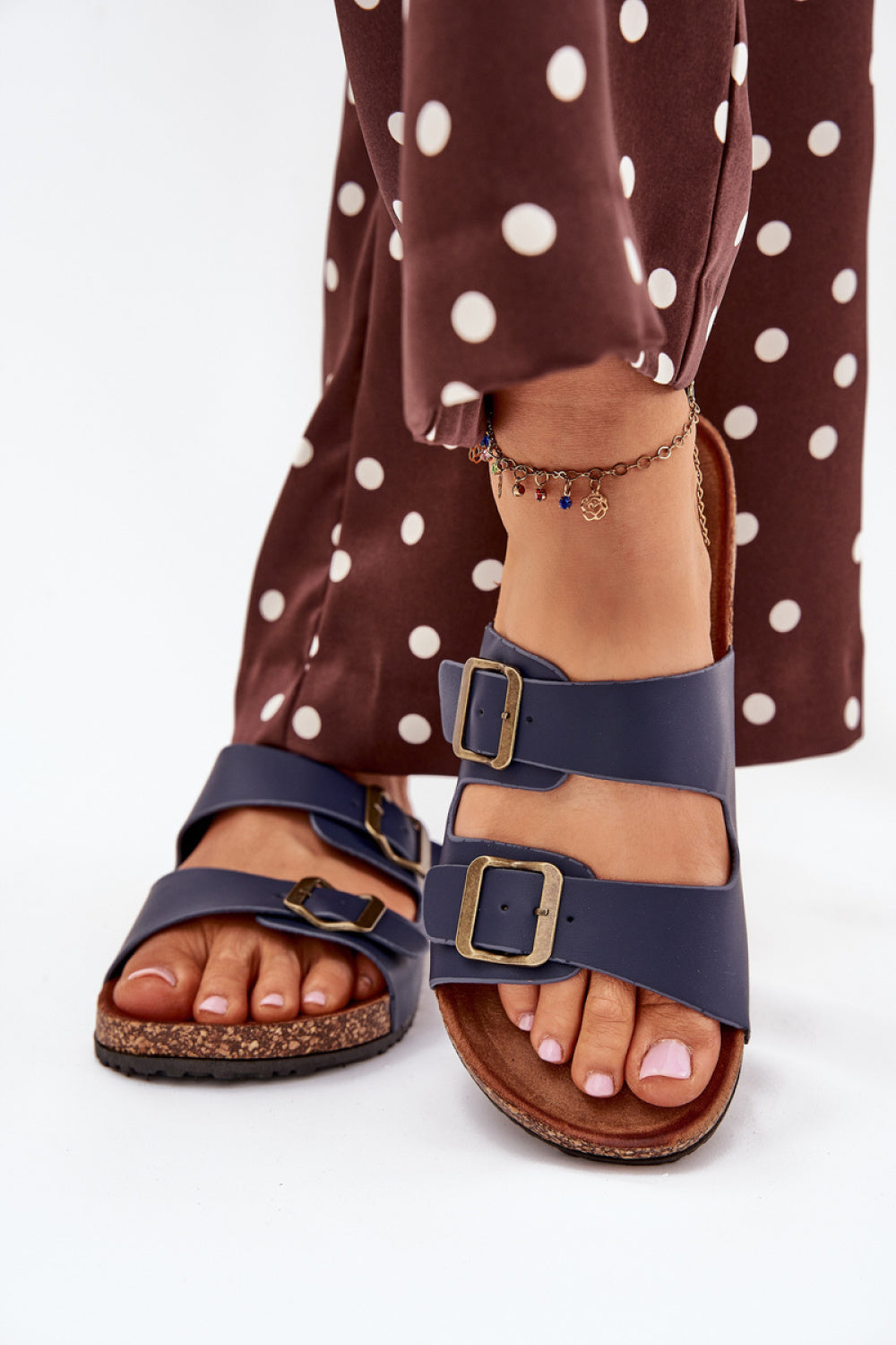 Sandales femme Step in style Clacquettes Clacquettes — bleu marine