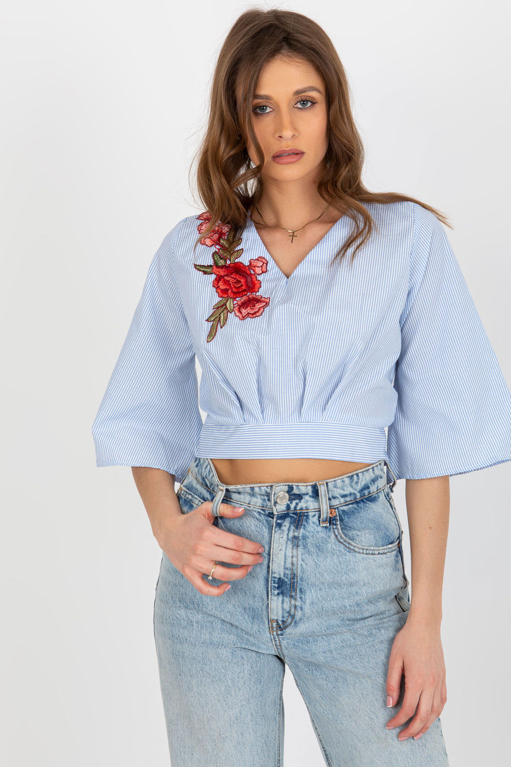 Blouse femme Lakerta Chemisier Chemisier — bleu