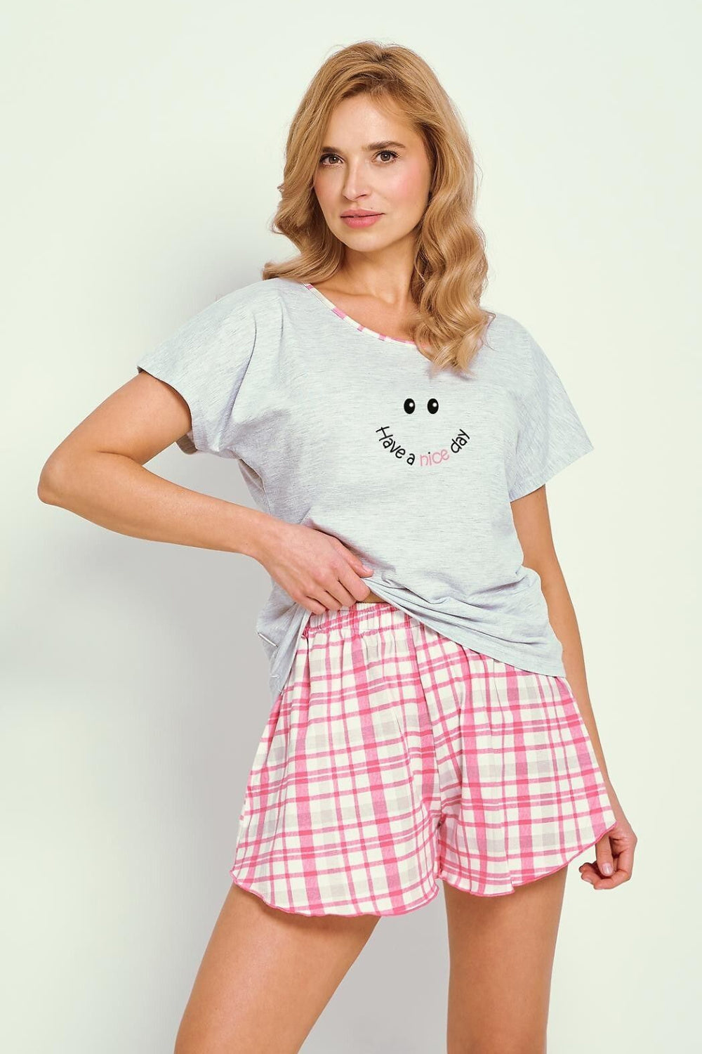 Pyjama femme Taro — gris