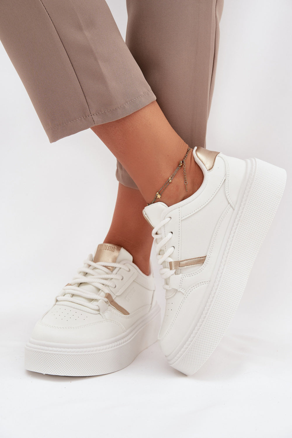 Baskets femme Step in style À Plateforme À — blanc