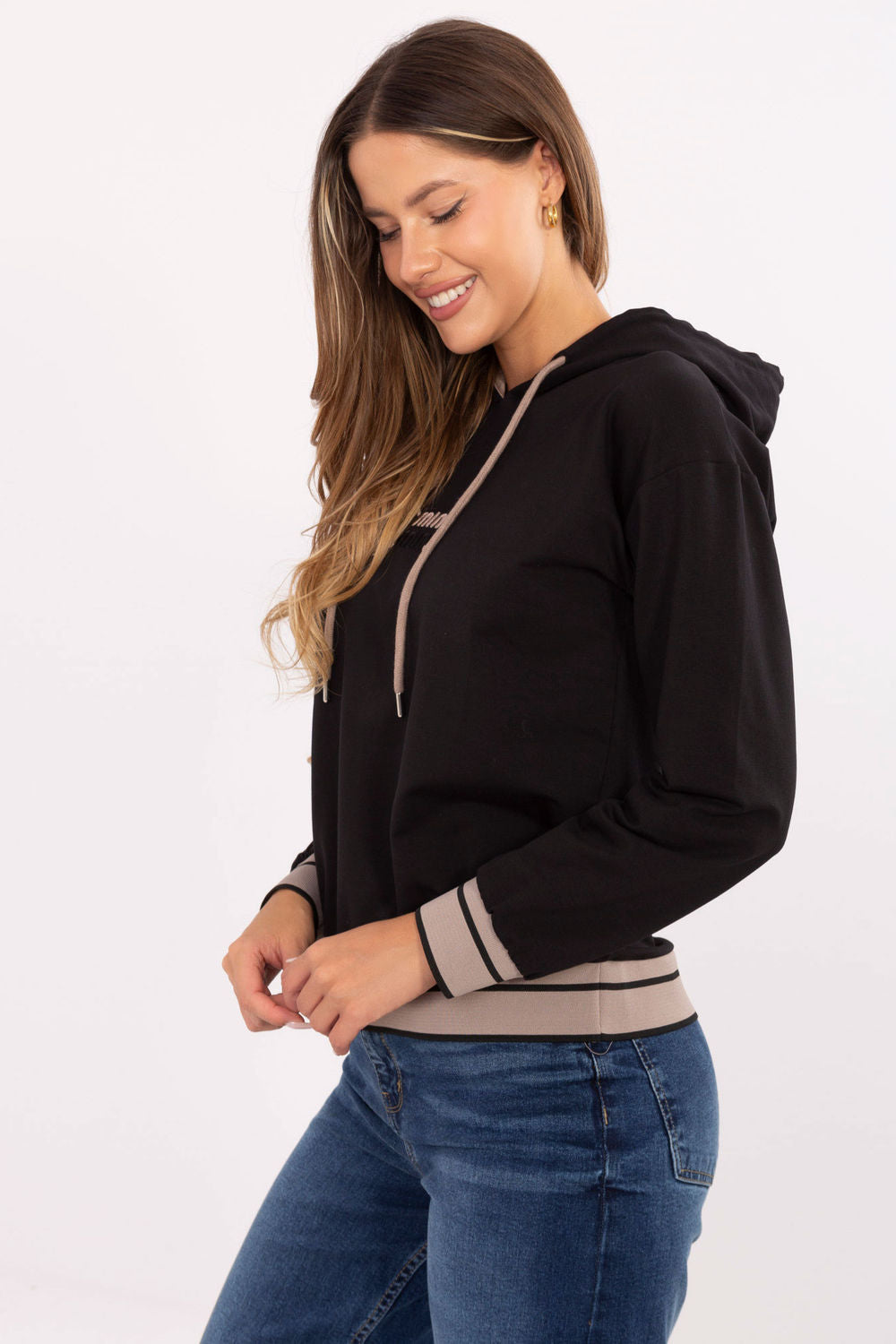 T-shirt femme Relevance Sweatshirt Sweatshirt — noir