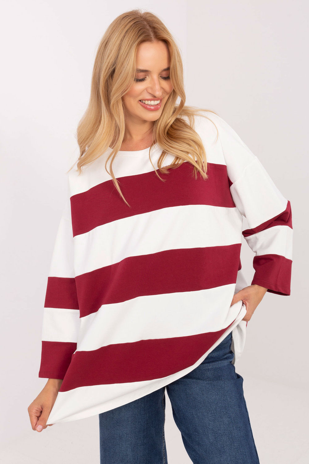 Blouse femme Relevance Sweatshirt Sweatshirt — rouge