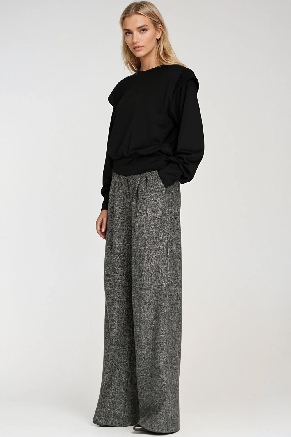 T-shirt femme Nife Sweatshirt Sweatshirt — noir
