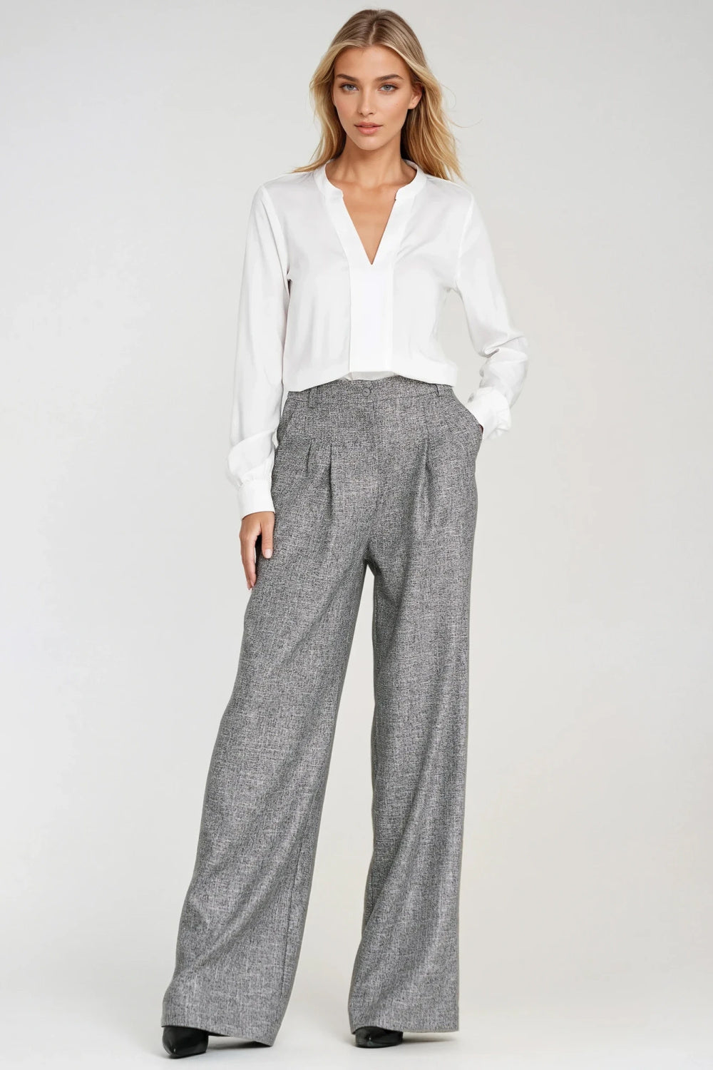 Blouse femme Nife Chemisier Chemisier — beige