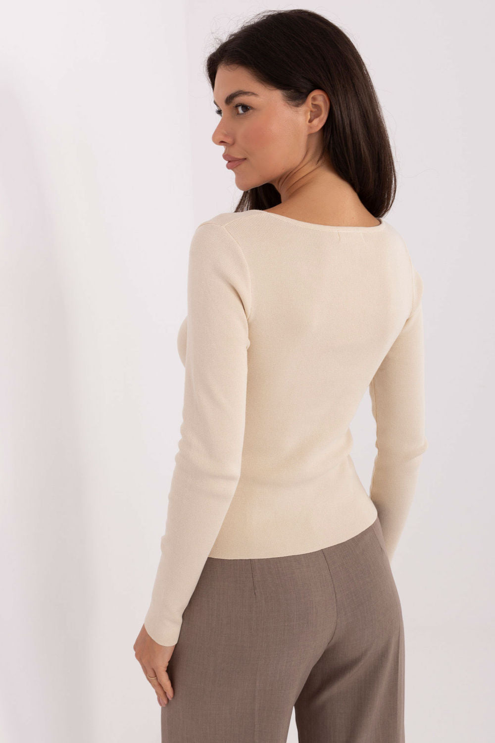 Pull femme Factory Price Chandail Chandail — beige