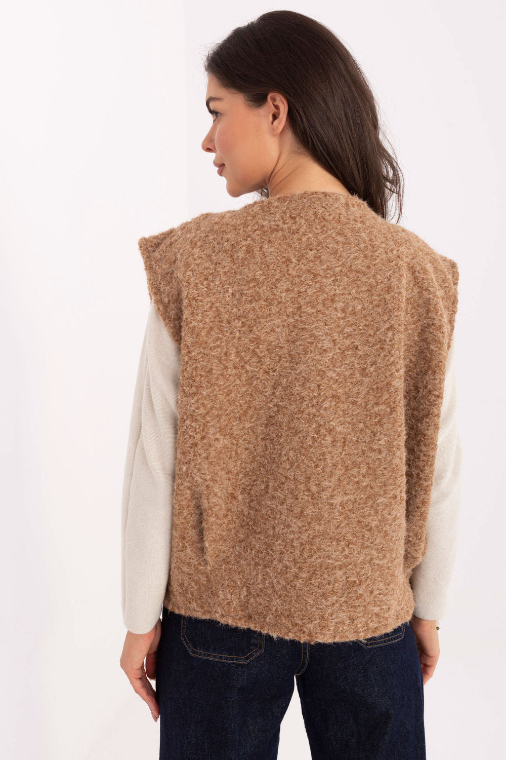 Gilet femme Rue Paris — brun