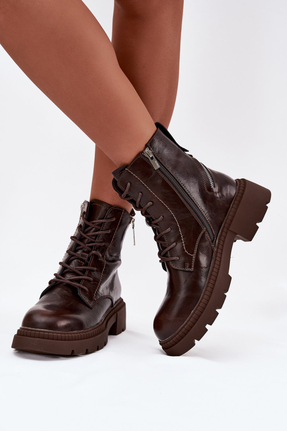 Bottes femme Step in style Bootie Bootie — brun