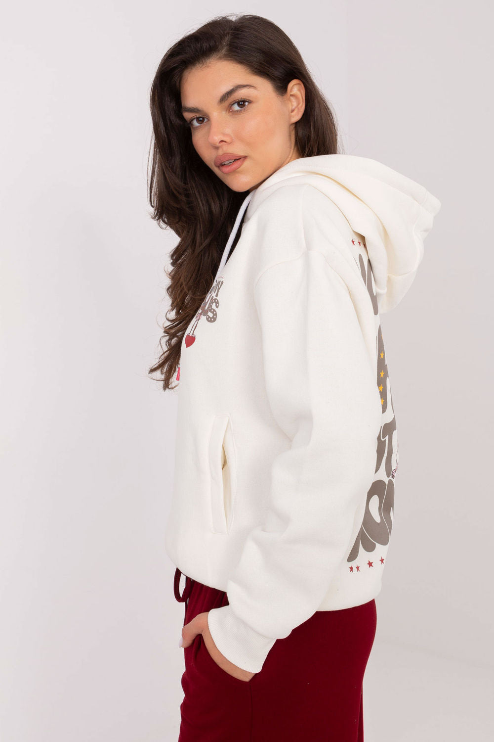 T-shirt femme Sublevel Sweatshirt Sweatshirt — blanc