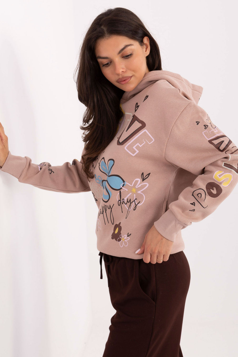 T-shirt femme Sublevel Sweatshirt Sweatshirt — rosé