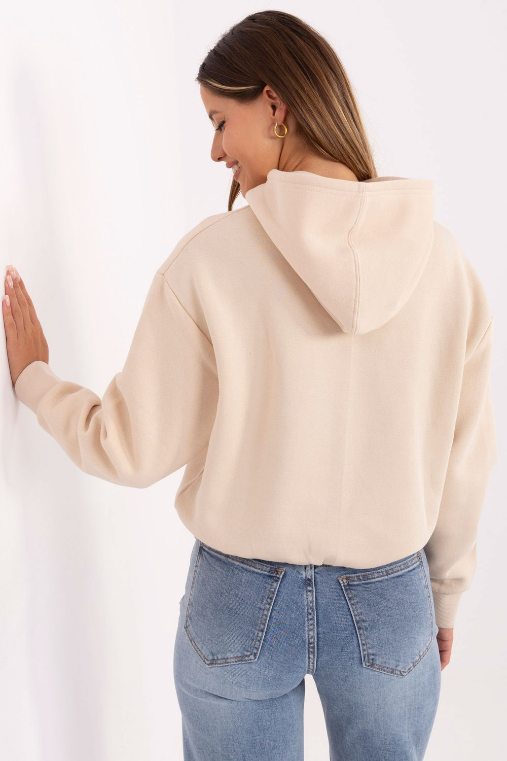 T-shirt femme Sublevel Sweatshirt Sweatshirt — beige